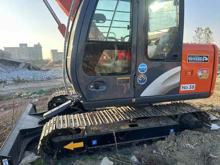 Hitachi ZX55 mini excavator side view Hitachi ZX55 mini excavator side view