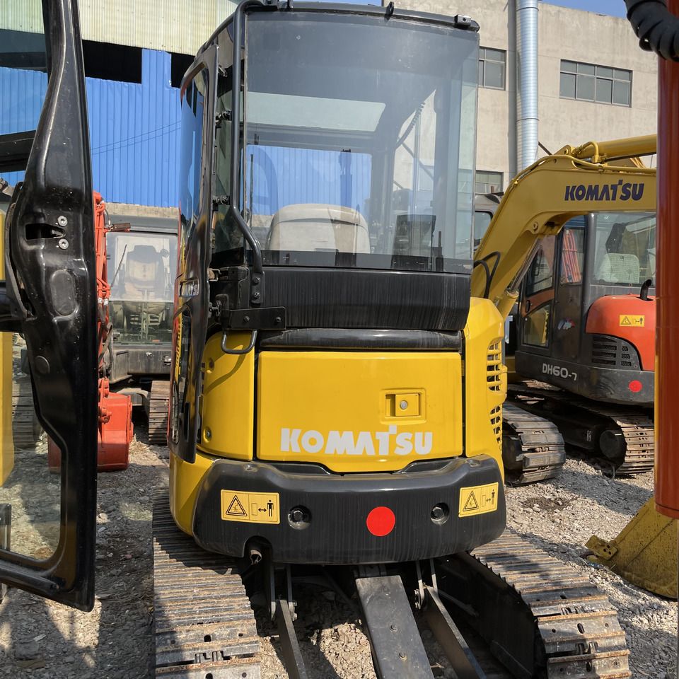 Komatsu PC30MR mini excavator rear view
