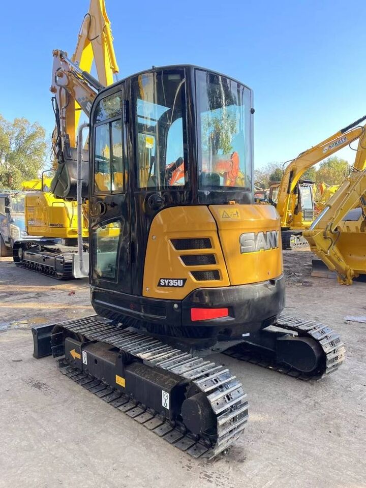 2024 Sany SY35U mini excavator, front three-quarter view 2024 Sany SY35U mini excavator, front three-quarter view