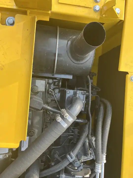 2019 Komatsu PC130 crawler excavator engine compartment view