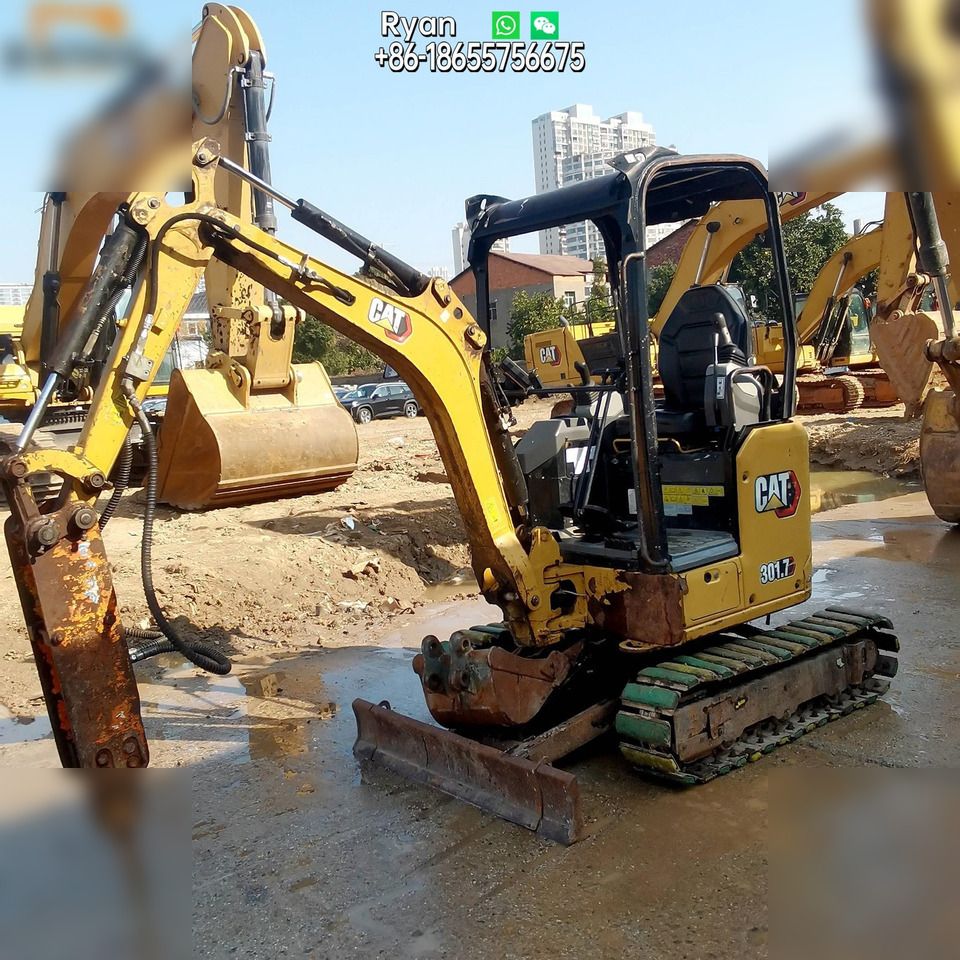 2020 Caterpillar 301.7CR mini excavator, side view 2020 Caterpillar 301.7CR mini excavator, side view