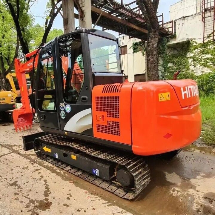 2016 Hitachi EX60 ZX60 crawler excavator, rear three-quarter view 2016 Hitachi EX60 ZX60 crawler excavator, rear three-quarter view