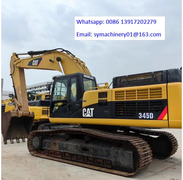 2022 Caterpillar 345D crawler excavator, side view 2022 Caterpillar 345D crawler excavator, side view