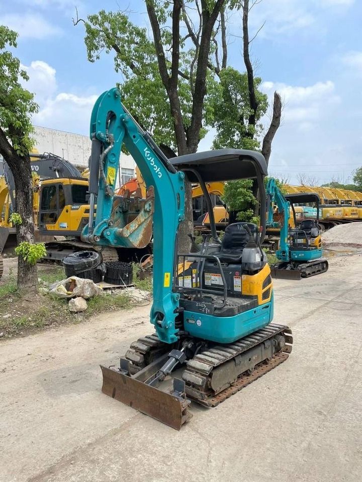 2020 Kubota U17 mini excavator, front three-quarter view