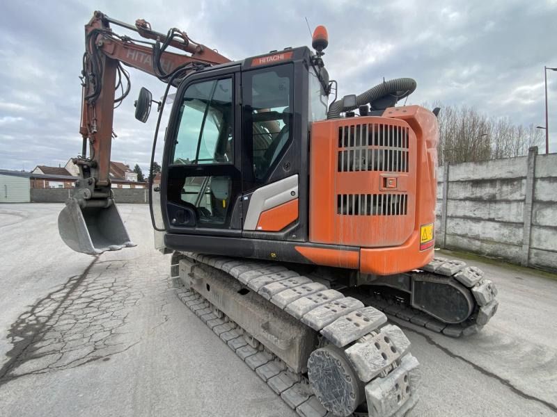 2022 Hitachi ZX135US-7 crawler excavator, side view