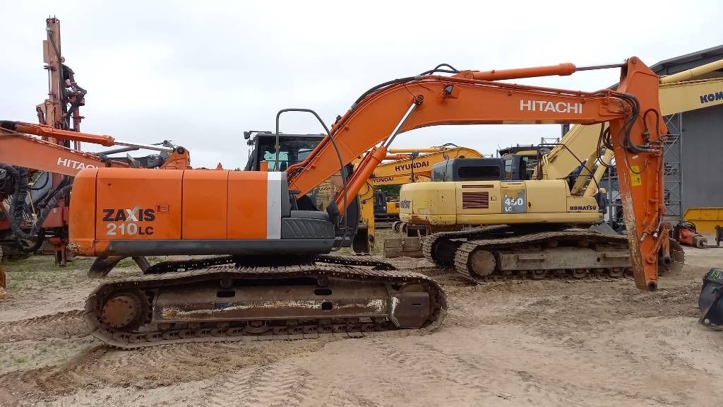 2012 Hitachi Zaxis 210LC crawler excavator, side view 2012 Hitachi Zaxis 210LC crawler excavator, side view