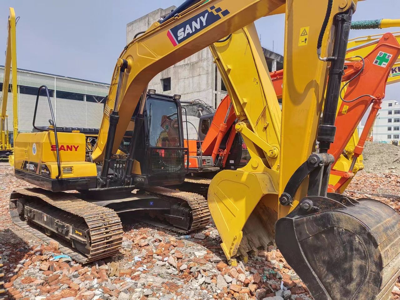 2021 Sany SY135C crawler excavator, side view 2021 Sany SY135C crawler excavator, side view