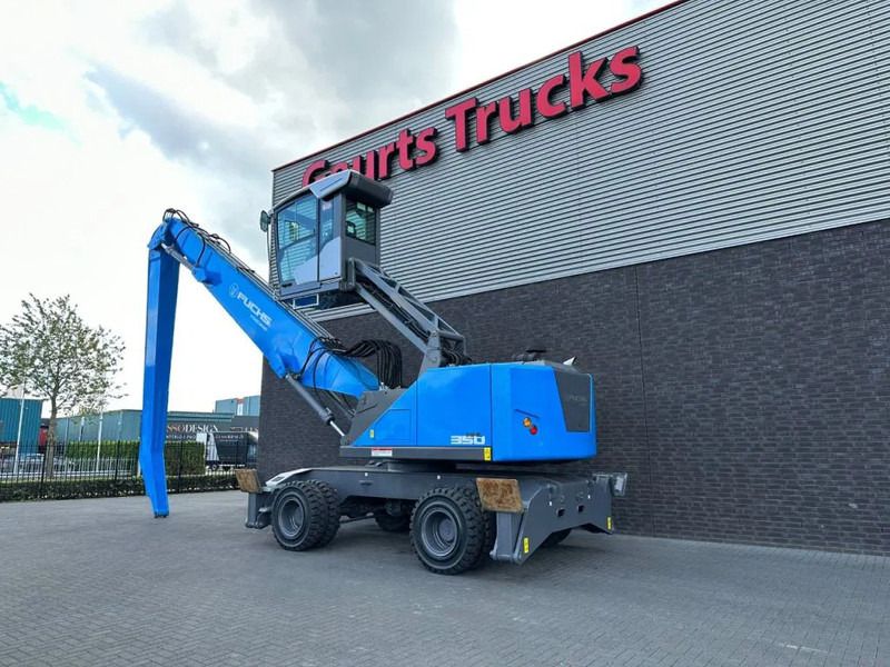 2019 Fuchs MHL350 material handler, side view
