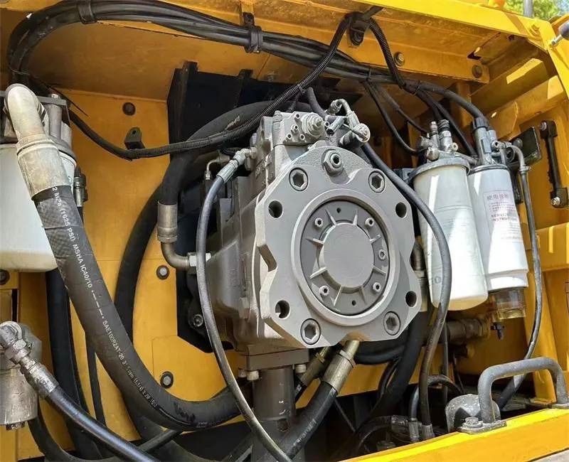 2023 Volvo EC480D Crawler Excavator engine compartment view