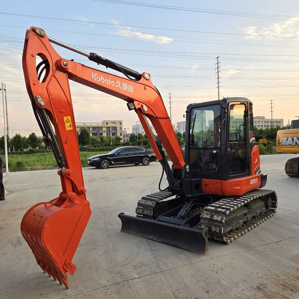 2023 Kubota KX165 mini excavator, side view