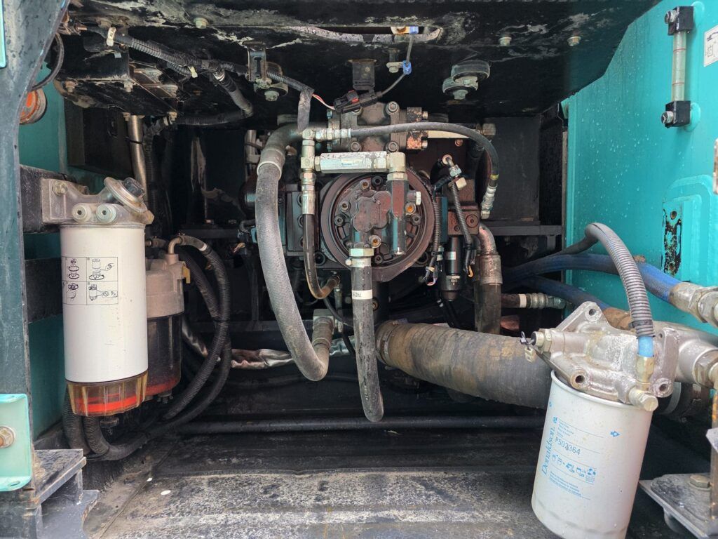 2018 Kobelco SK300NLC-10 crawler excavator engine compartment view 2018 Kobelco SK300NLC-10 crawler excavator engine compartment view