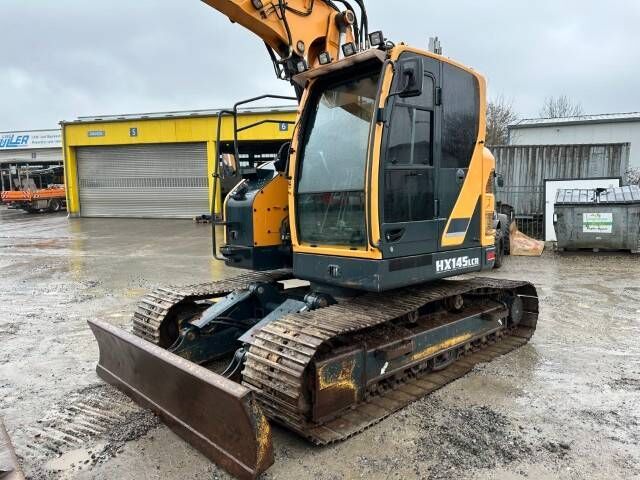 2018 Hyundai HX145LCR crawler excavator, front three-quarter view 2018 Hyundai HX145LCR crawler excavator, front three-quarter view