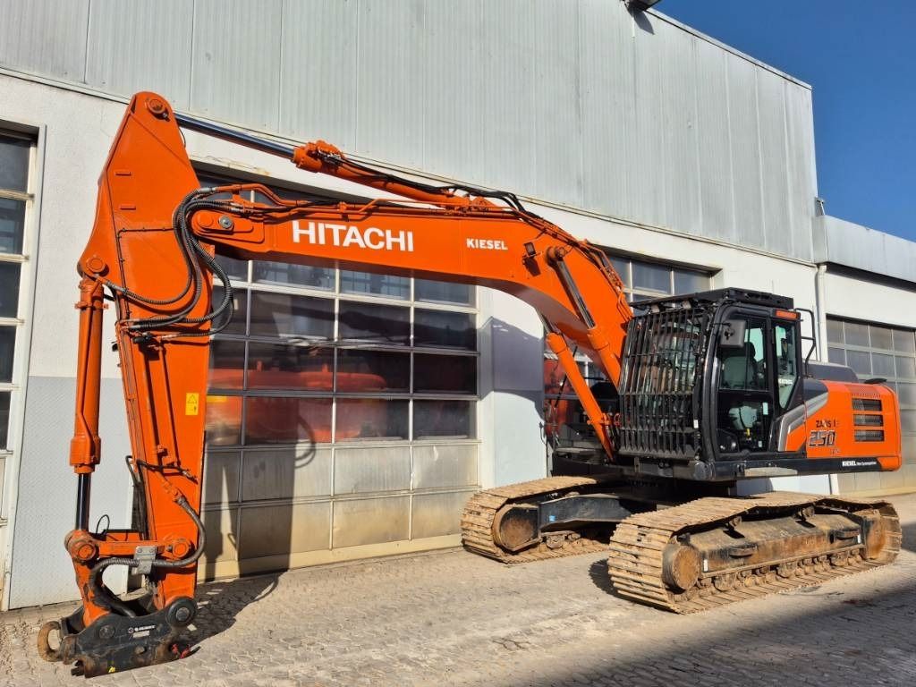 2023 Hitachi ZX250 LCN-7 crawler excavator, side profile view