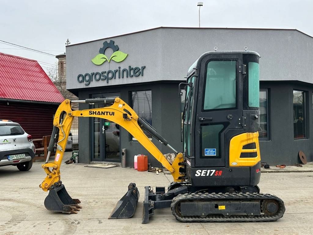 2023 Shantui SE17SR mini excavator, side view 2023 Shantui SE17SR mini excavator, side view