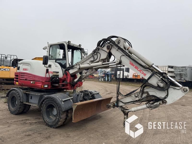 2018 Takeuchi TB295W wheel excavator, side view 2018 Takeuchi TB295W wheel excavator, side view