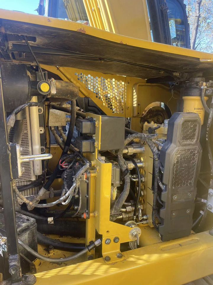 2023 Caterpillar 307.5 mini excavator engine compartment view 2023 Caterpillar 307.5 mini excavator engine compartment view