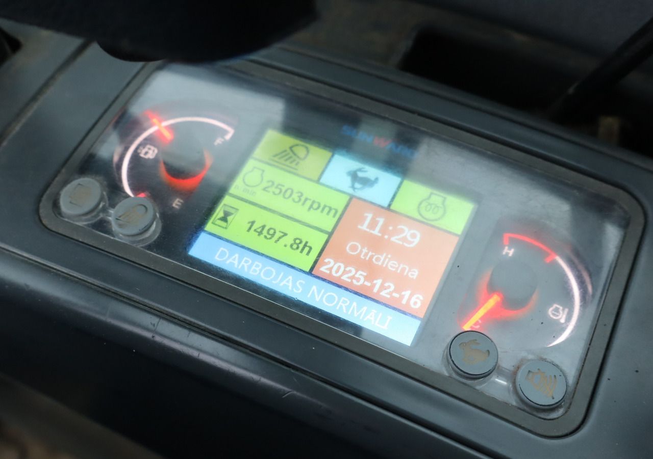 2024 Sunward SWE25F mini excavator digital instrument cluster display 2024 Sunward SWE25F mini excavator digital instrument cluster display