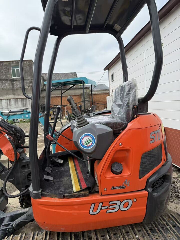 2024 Kubota U-30 mini excavator operator station view