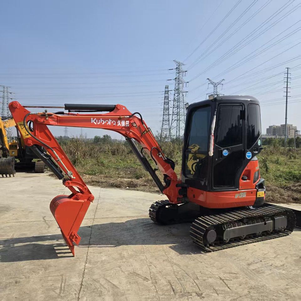 2024 Kubota U35 mini excavator, side view