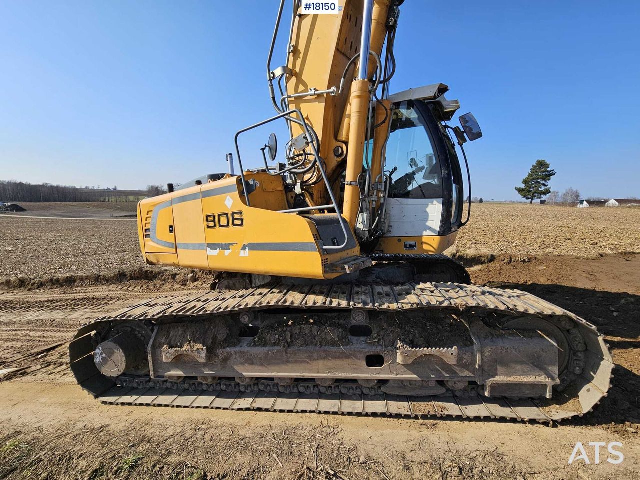 2012 Liebherr R906 crawler excavator side view