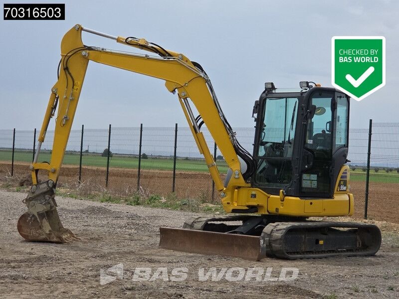 2024 Komatsu PC55MR-5 mini excavator, side profile view 2024 Komatsu PC55MR-5 mini excavator, side profile view