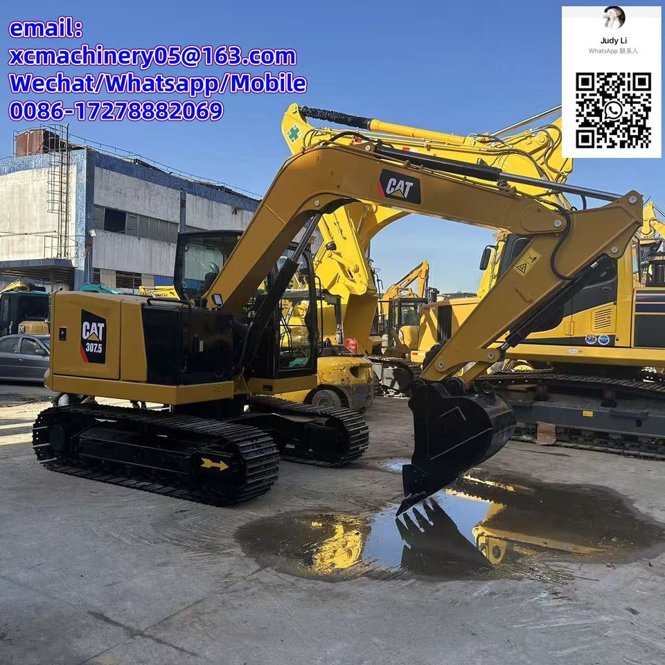 2023 Caterpillar 307.5 mini excavator, side profile view 2023 Caterpillar 307.5 mini excavator, side profile view