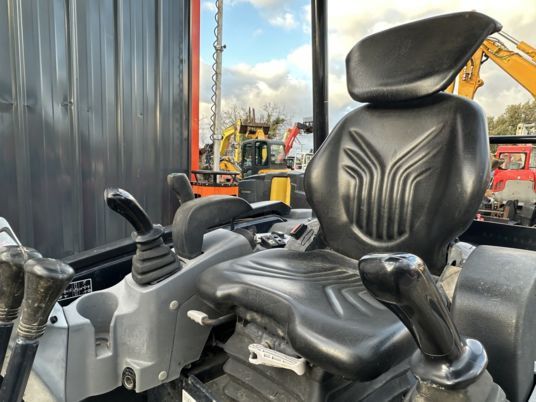 2018 Kubota KX027-4 mini excavator operator station view