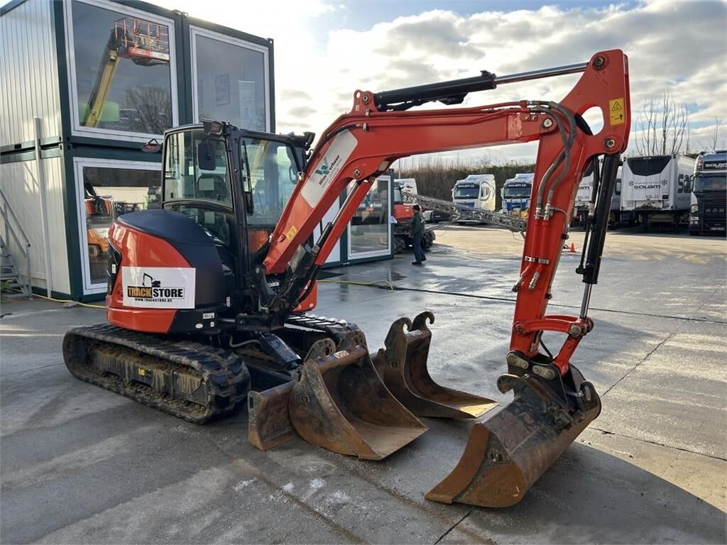 2023 Kubota U50-5 mini excavator, side view 2023 Kubota U50-5 mini excavator, side view