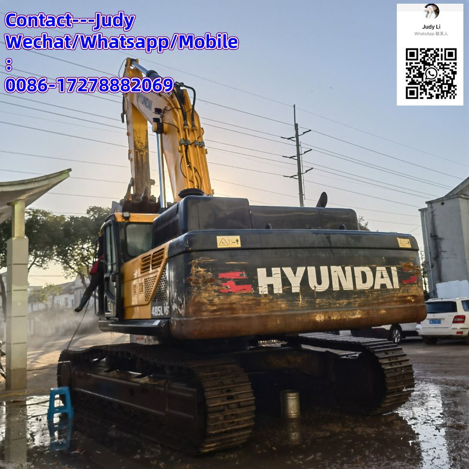 2019 Hyundai 485VS excavator rear view 2019 Hyundai 485VS excavator rear view