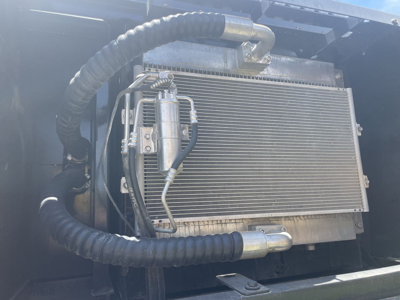 2025 Volvo EC240 crawler excavator engine cooling system detail