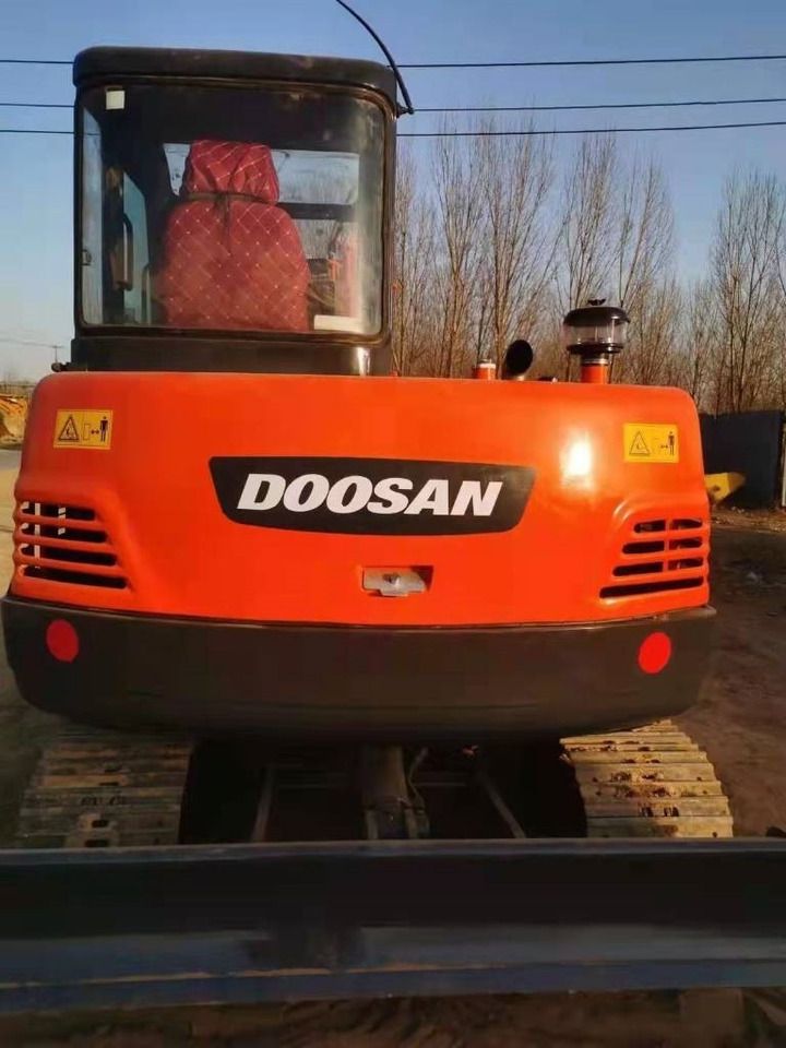 2023 Doosan DH55 mini excavator rear view