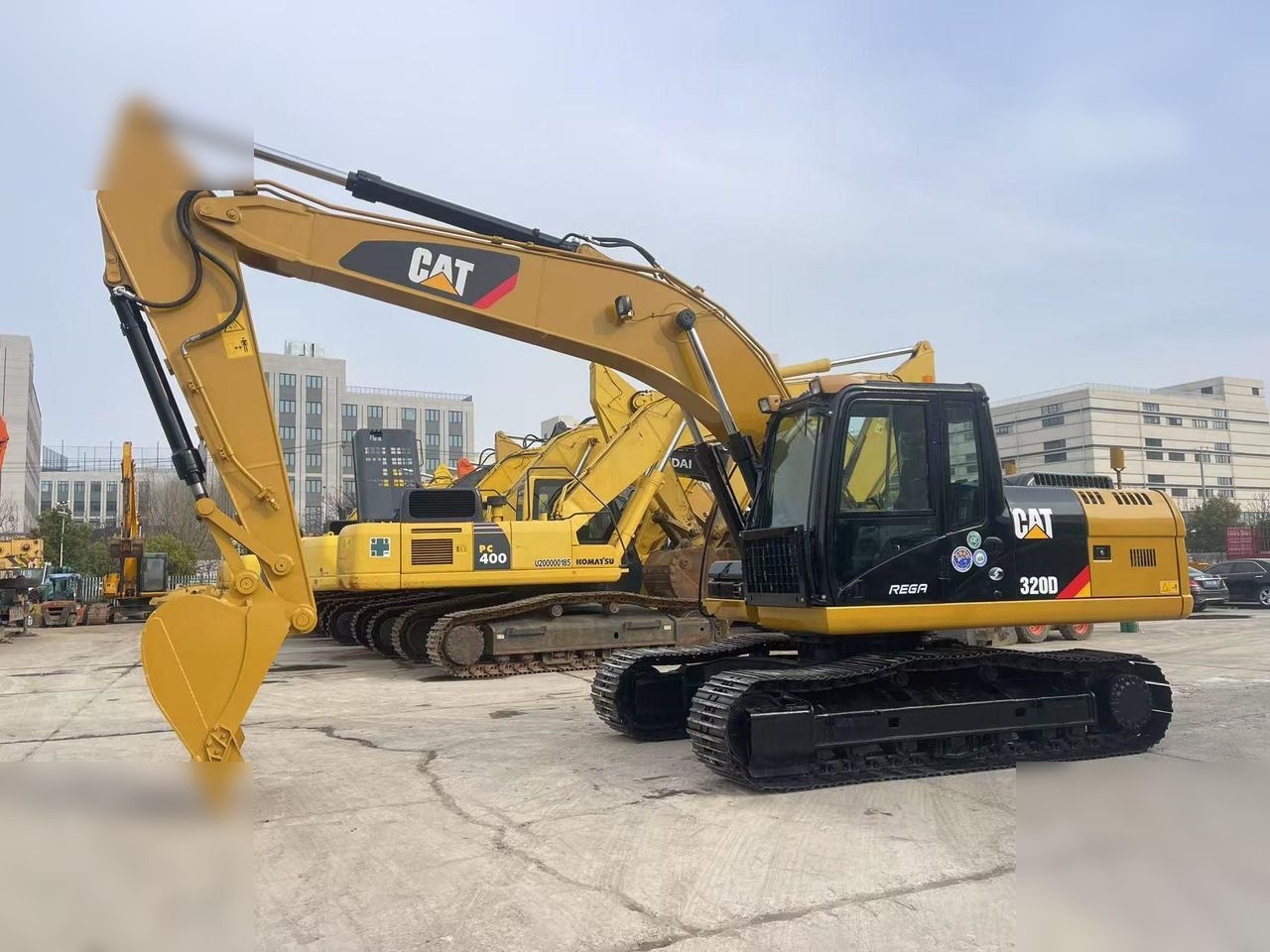 2024 Caterpillar 320D Raupenbagger Seitenansicht 2024 Caterpillar 320D Raupenbagger Seitenansicht