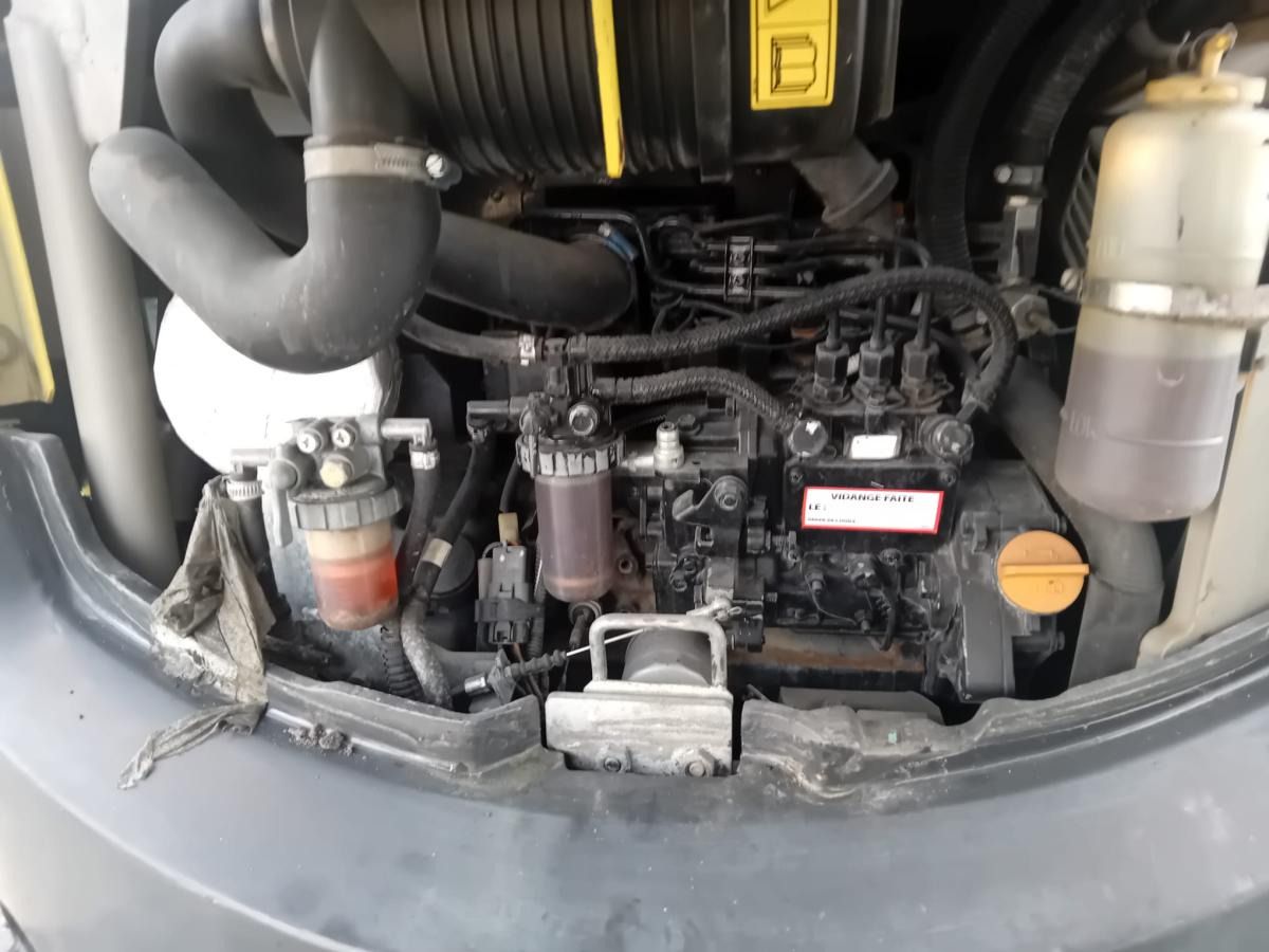 2012 Yanmar VIO25-4 mini excavator engine compartment view