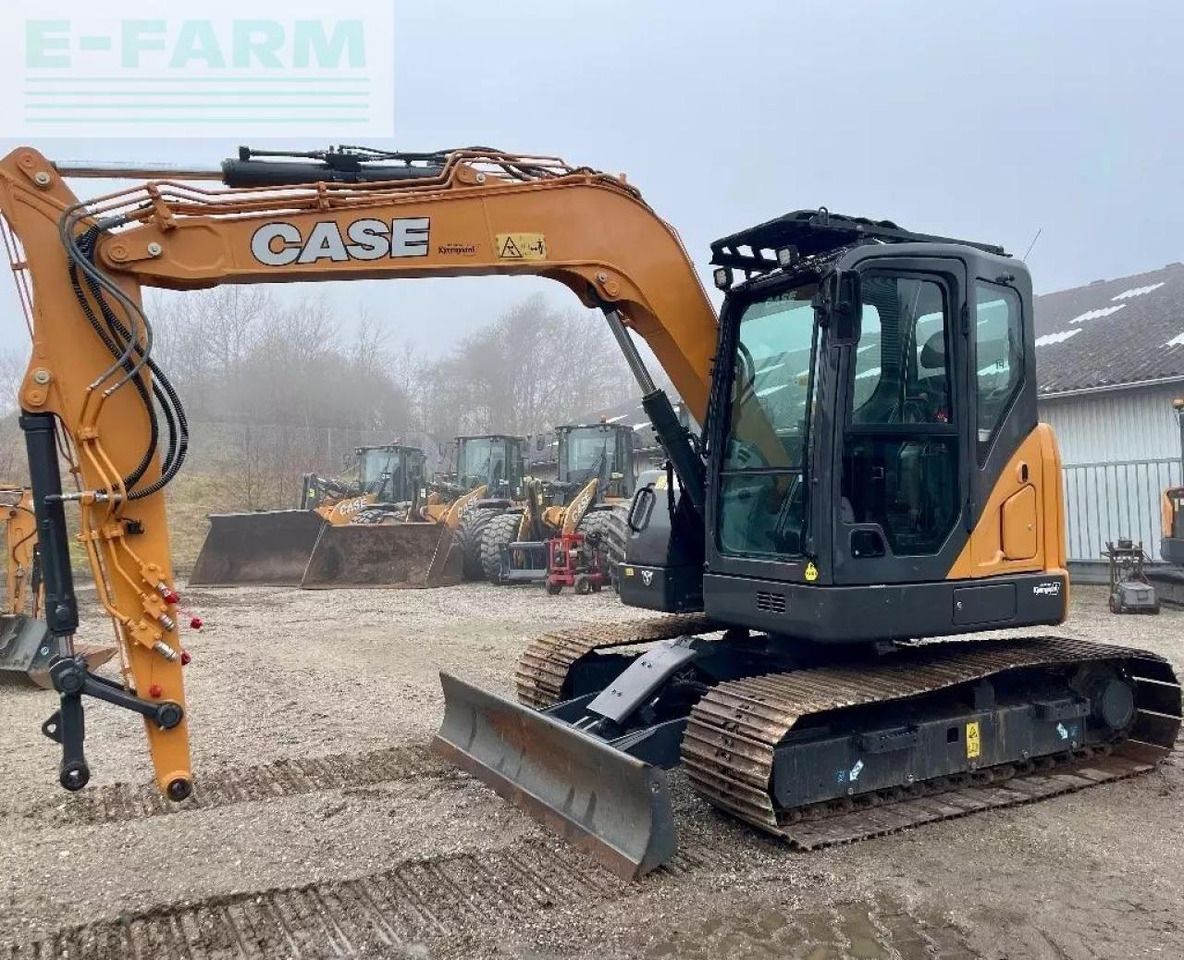 2023 CASE CX85D SR mini excavator, side profile view 2023 CASE CX85D SR mini excavator, side profile view