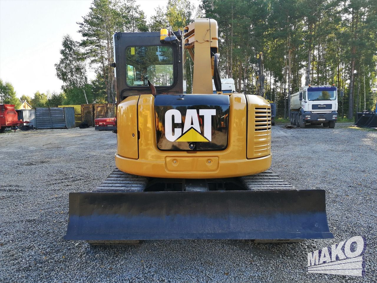 2013 Caterpillar 308E SR crawler excavator rear view
