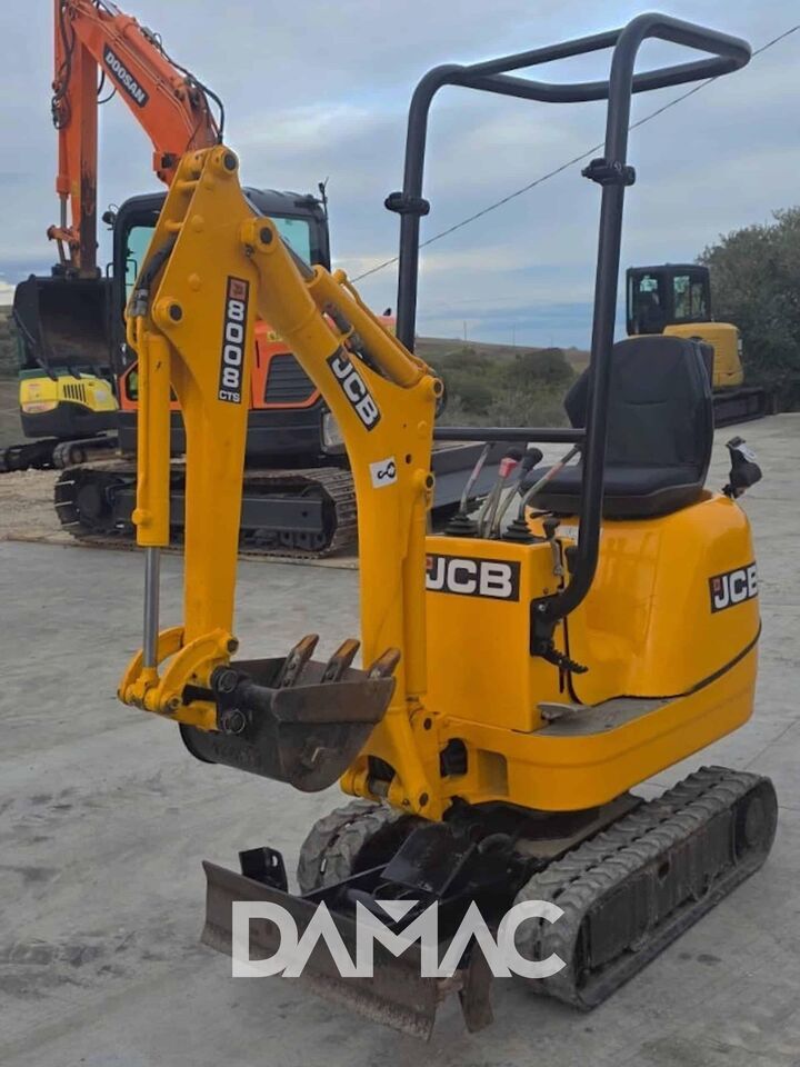 2015 JCB 8008 CTS mini excavator, front three-quarter view 2015 JCB 8008 CTS mini excavator, front three-quarter view