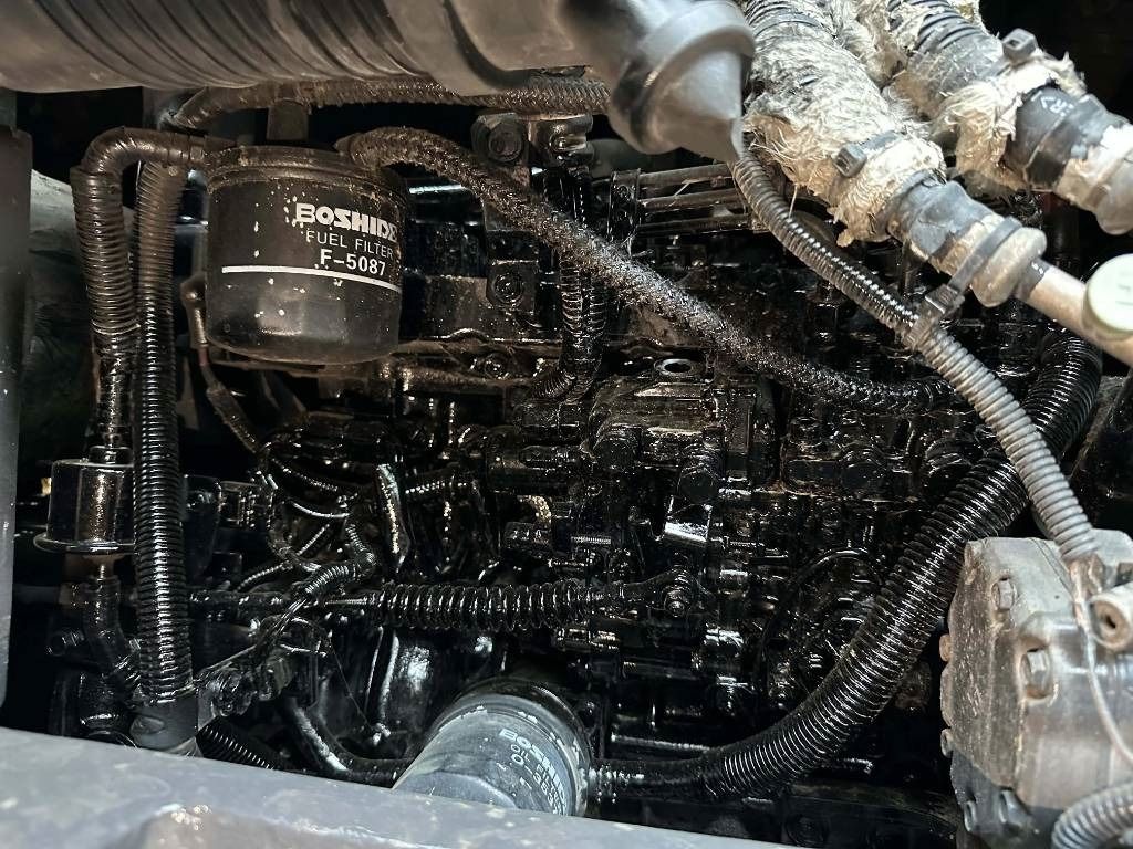 2023 Komatsu PC-55MR mini excavator engine bay detail 2023 Komatsu PC-55MR mini excavator engine bay detail
