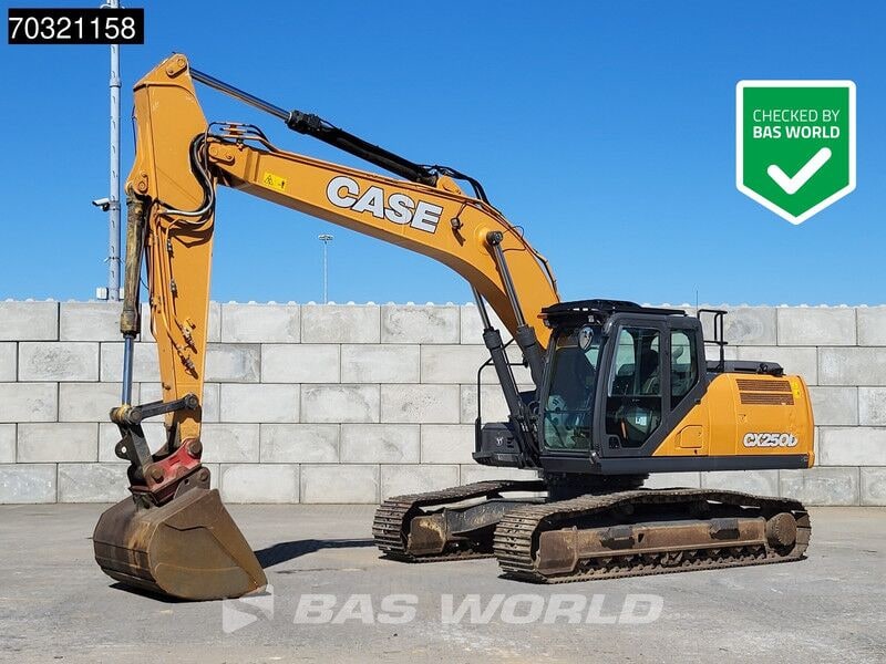 2020 CASE CX250D crawler excavator side view 2020 CASE CX250D crawler excavator side view