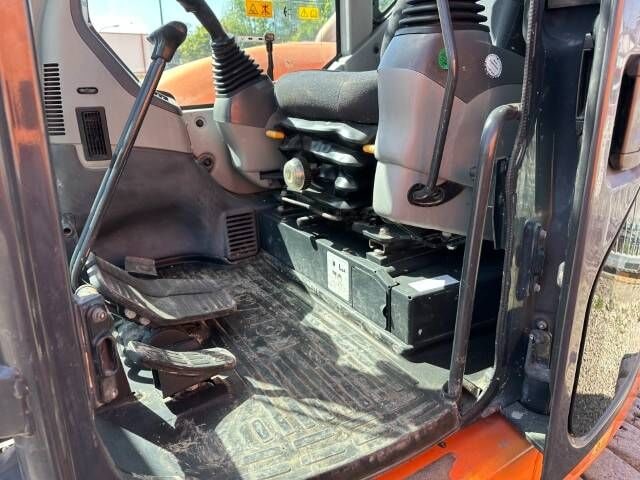 2016 Komatsu PC80MR-3 mini excavator interior view