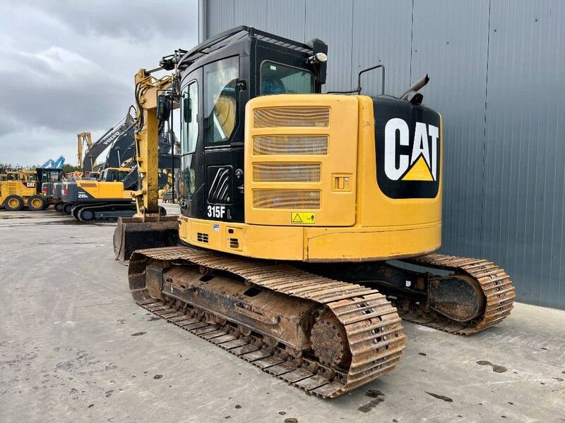 2017 Caterpillar 315FLCR crawler excavator, rear three-quarter view 2017 Caterpillar 315FLCR crawler excavator, rear three-quarter view