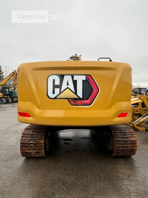 2020 Caterpillar 320-07D crawler excavator, rear view