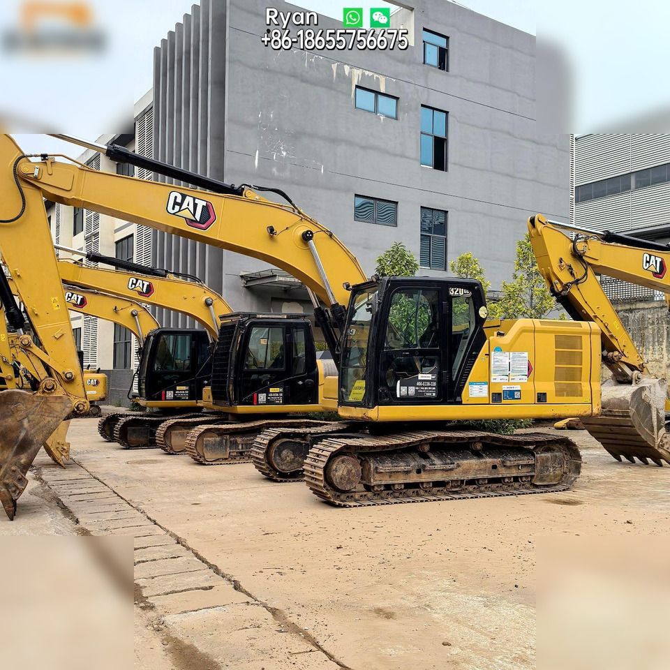 2021 Caterpillar 320GC crawler excavator, side view 2021 Caterpillar 320GC crawler excavator, side view