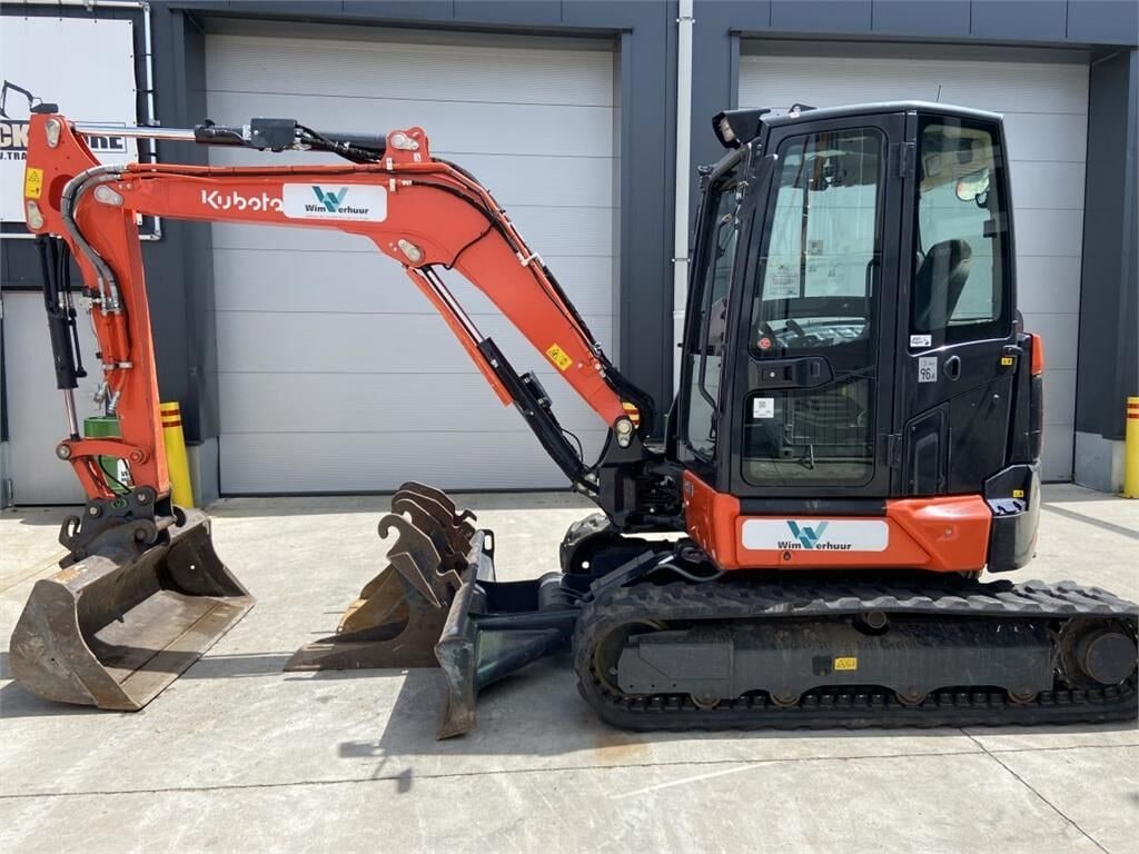 2022 Kubota U50-5 mini excavator, side profile view