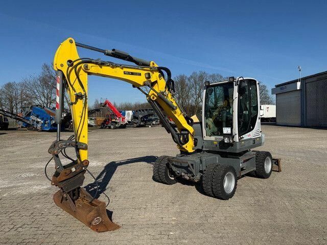 2019 Wacker Neuson EW65 wheel excavator, side view