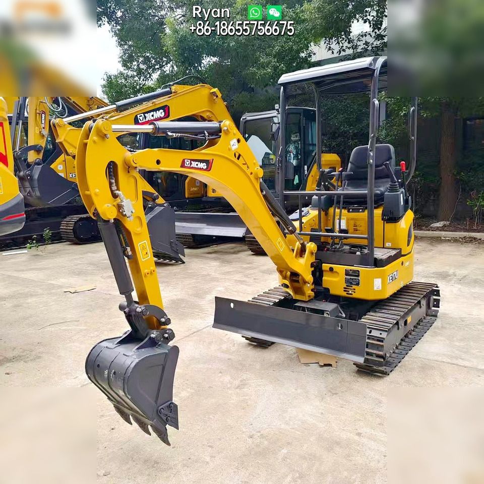 2025 XCMG XE17U mini excavator, three-quarter view 2025 XCMG XE17U mini excavator, three-quarter view