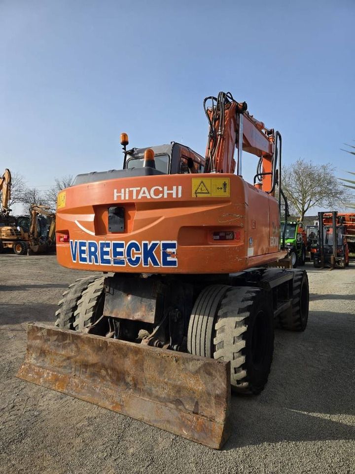 2006 Hitachi ZX130W wheel excavator rear view