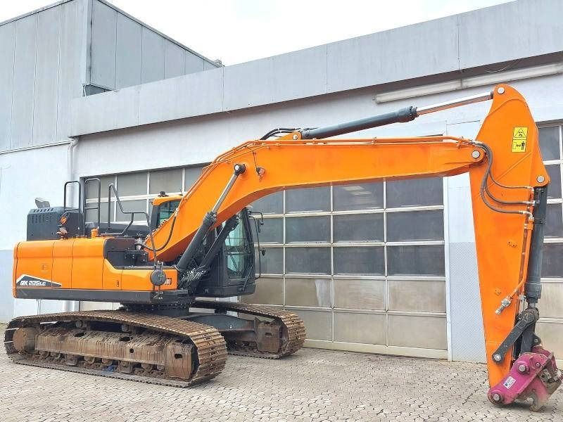2021 Doosan DX235 LC-7 crawler excavator side view 2021 Doosan DX235 LC-7 crawler excavator side view