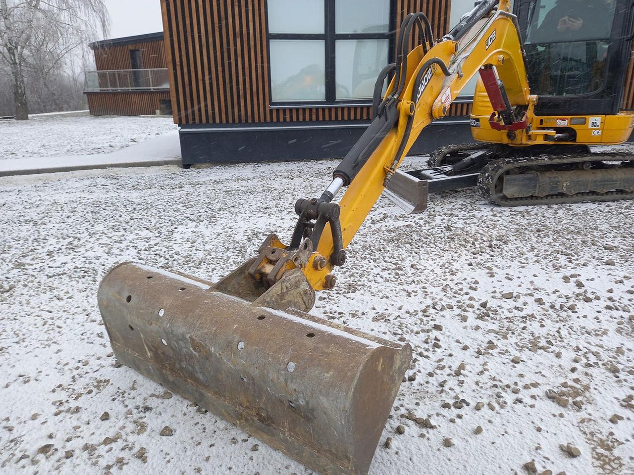 2017 JCB 8030 ZTS mini excavator front view