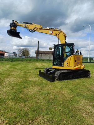 2023 Caterpillar 308CR crawler excavator, side view
