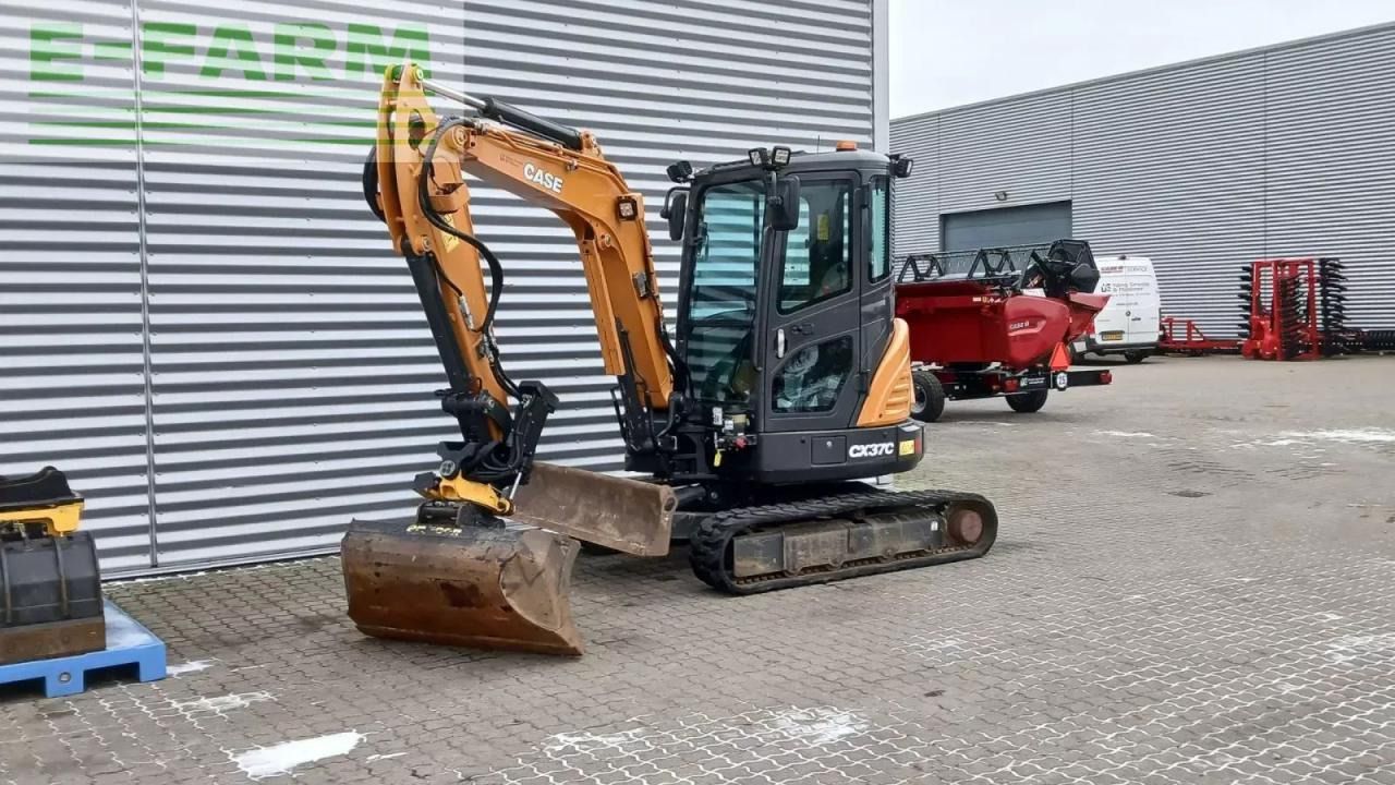 2021 CASE CX37C mini excavator, front three-quarter view 2021 CASE CX37C mini excavator, front three-quarter view